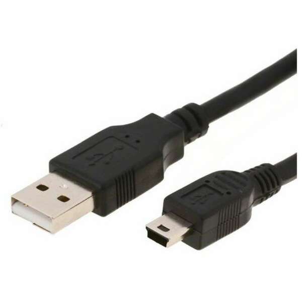 E-GREEN Kabl 2.0 USB A - USB Mini-B M/M 1.5m crni