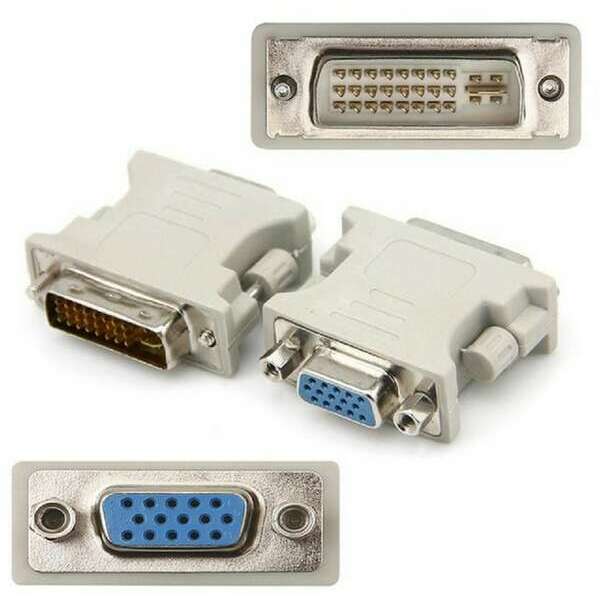 E-GREEN Adapter DVI-I (24+5) Dual Link (M) - VGA D-sub (F)  beli