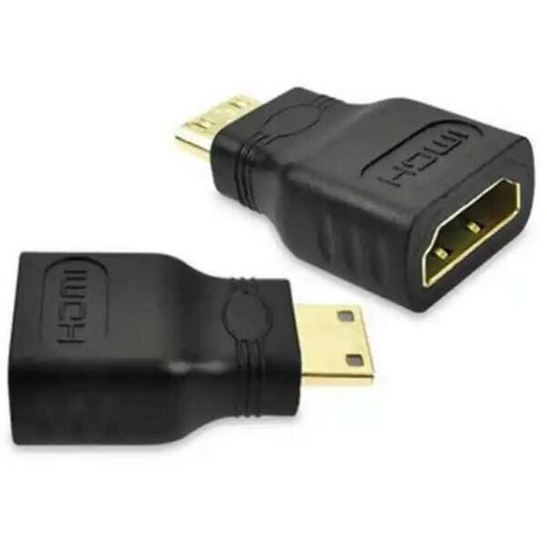 E-GREEN Adapter Mini HDMI (M) - HDMI (F) crni