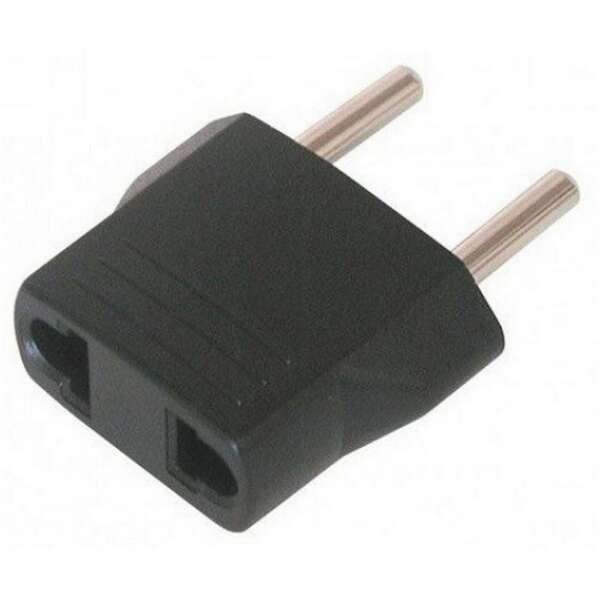E-GREEN Adapter Euro utikac - USA uticnica crni