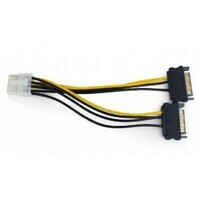 E-GREEN Adapter naponski za PCI Expess VGA (8-pin) - 2x Sata