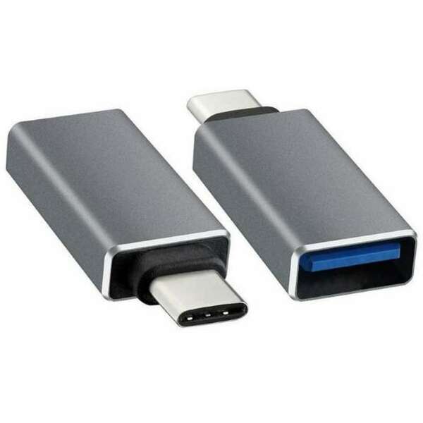 E-GREEN Adapter USB 3.1 tip C (M) - USB 3.0 (F) crni