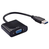 E-GREEN Adapter USB 3.0 (M) - VGA (F) crni