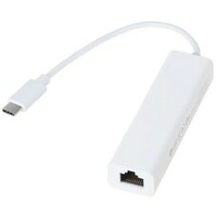 E-GREEN Mrezni adapter USB 3.1 tip C (M) - Gigabit ethernet RJ-45 (F)  beli
