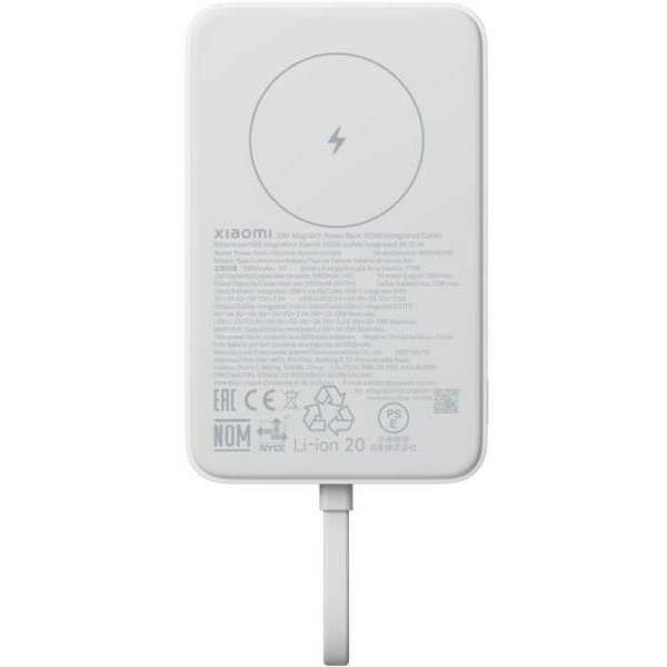 XIAOMI Magnetic Power Bank 10000mAh 33W (Integrated Cable) White