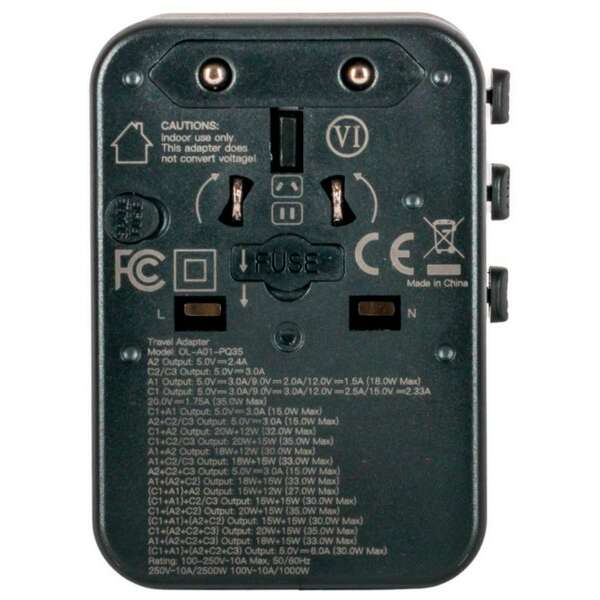 MOYE Nomad GO Universal Travel Adapter