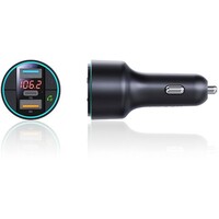 Xwave BT 40 FM transmiter za auto, BT, LED, USB, 3D Surround, USB-ž TypeC PD30W+QC3.0 brzo punjenje