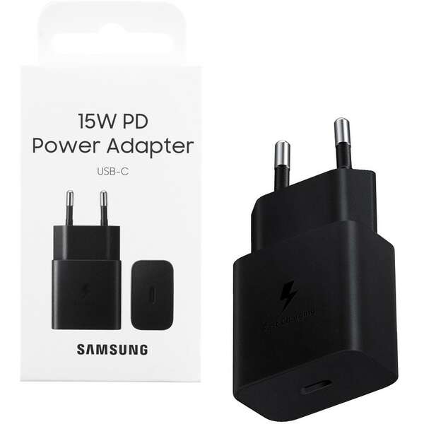 SAMSUNG Power Adapter 15W Type-C Black EP-T1510-NBE