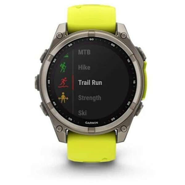 GARMIN Fenix 8 47mm Sapphire Solar Yellow