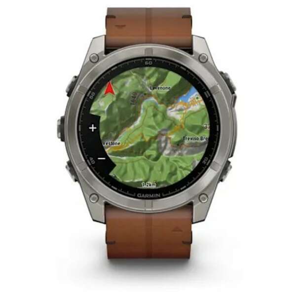 GARMIN Fenix 8 51mm Sapphire Chestnut Leather