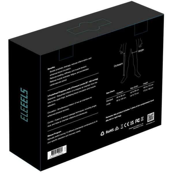 ELEEELS A2S Black Masazne cizme