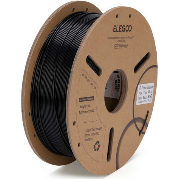 ELEGOO PLA Filament 1kg Black