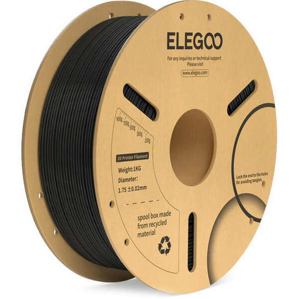 ELEGOO PLA+ filament 1.75mm 1kg Black