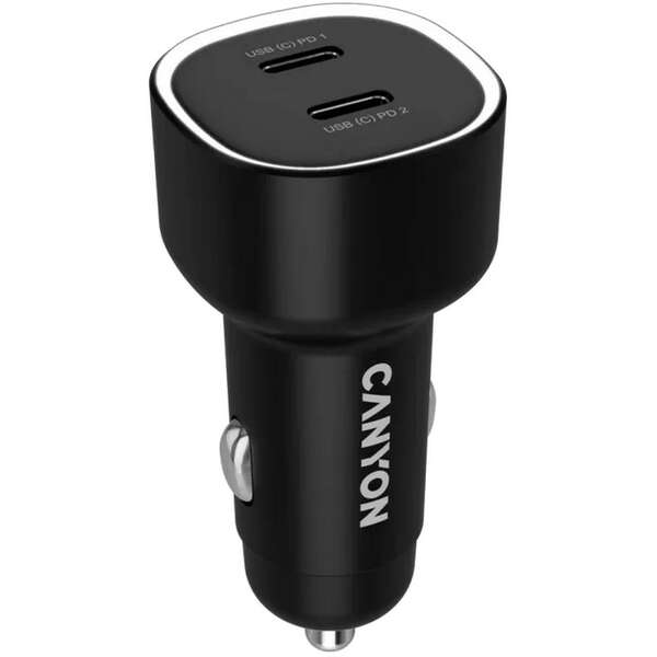 CANYON OnDrive 60 PD 60W 2xUSB-C Black CNE-CCABR3CC