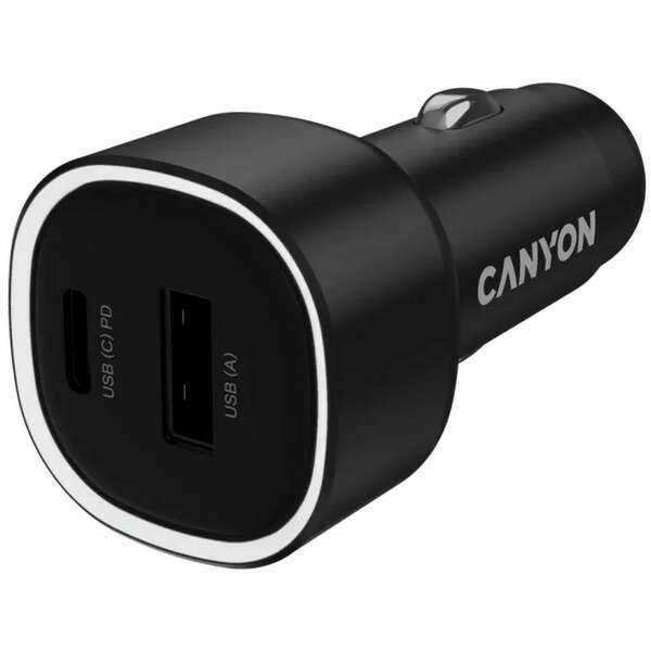CANYON OnDrive 85 PD 85W USB-A+USB-C Black CNE-CCABR8AC