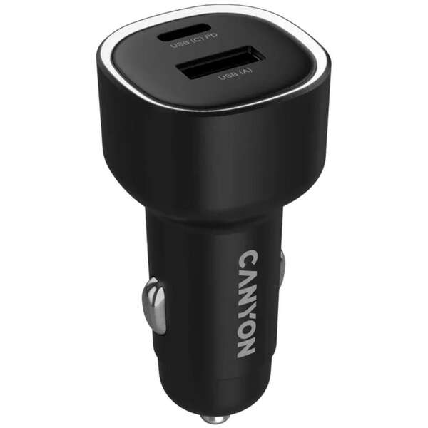 CANYON OnDrive 85 PD 85W USB-A+USB-C Black CNE-CCABR8AC