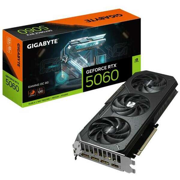 GIGABYTE RTX 5060 GAMING 8GB 128bit GV-N5060GAMINGrev. 1.0