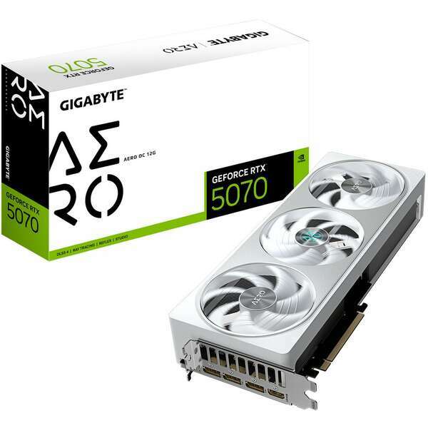 GIGABYTE RTX 5070 AERO 12GB 192bit GV-N5070AERO OC-12GD rev. 1.0