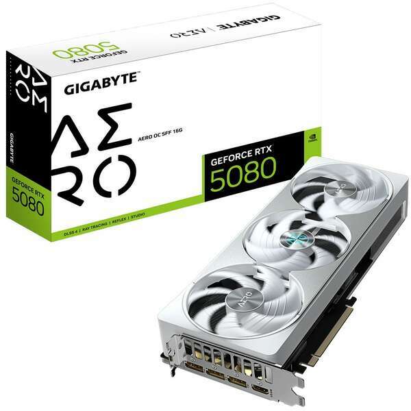 GIGABYTE RTX 5080 16GB GDDR7 256bit AEROOC GV-N5080AERO OC-16GD 
