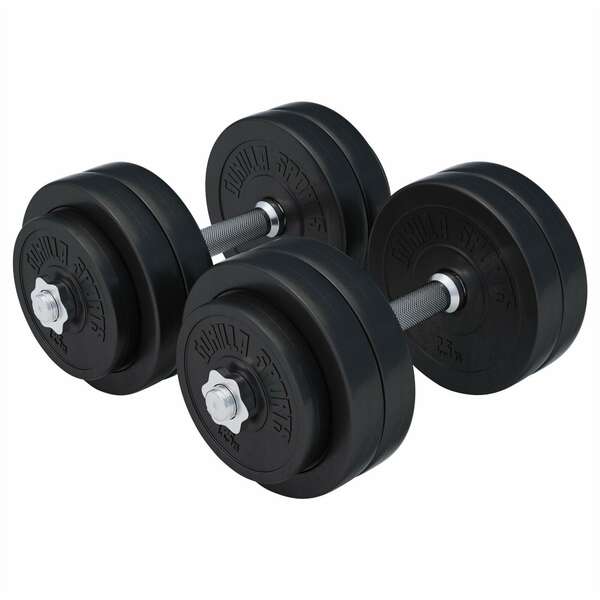 GORILLA SPORTS Set od 2 podesive bucice (Ukupno 30 kg)