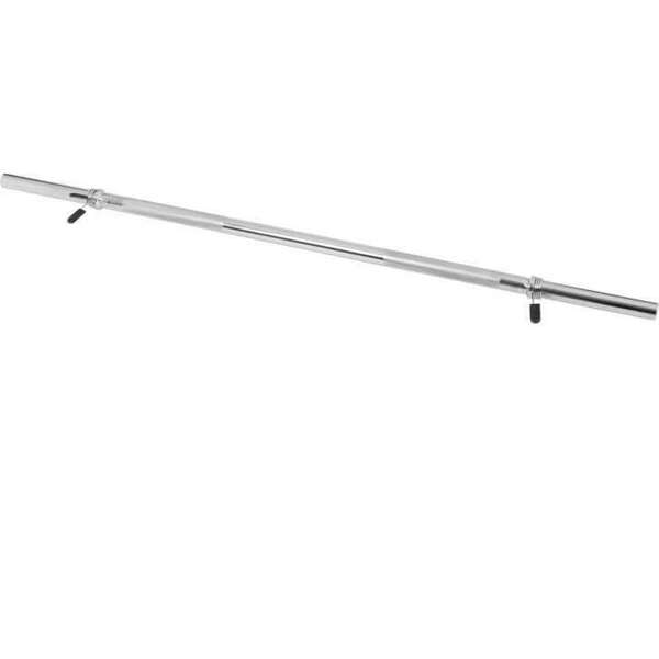 GORILLA SPORTS Duga sipka za tegove (120 cm + 2 sigurnosne opruge)