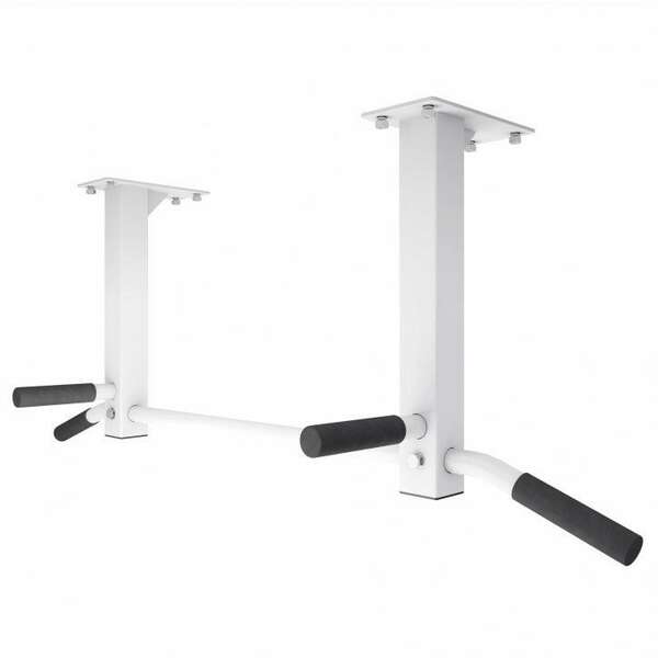 GORILLA SPORTS Sprava za zgibove za plafon (Bela)