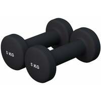 GORILLA SPORTS Set bucica za aerobik (2 x 5 kg / Crni)