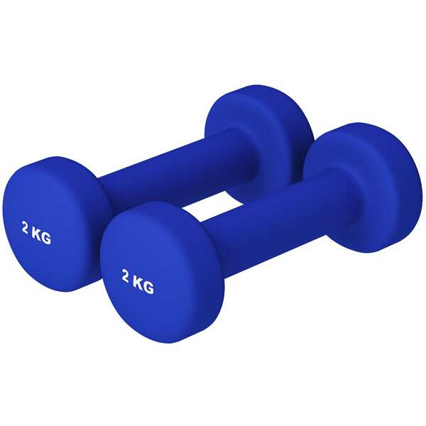 GORILLA SPORTS Set bucica za aerobik (2 x 2 kg / Plavi)