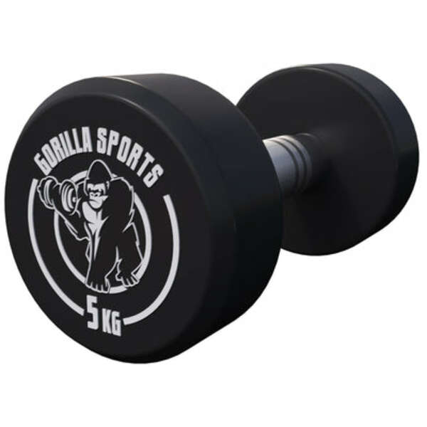 GORILLA SPORTS Okrugla gumirana bucica (5 kg)