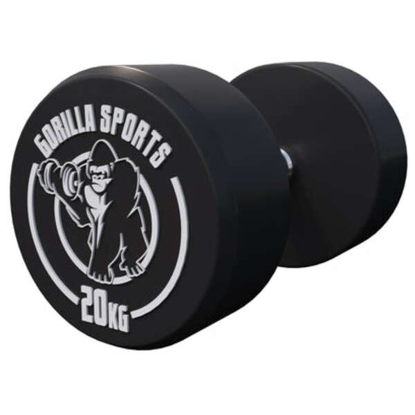 GORILLA SPORTS Okrugla gumirana bucica (20 kg)