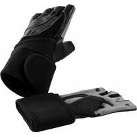 GORILLA SPORTS Rukavice za teretanu sa bandazerom (XL)