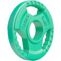 GORILLA SPORTS Gumirani olimpijski teg (1,25 kg  /  Svetlozeleni)