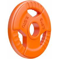 GORILLA SPORTS Gumirani olimpijski teg (2,5 kg  /  Narandzasti)