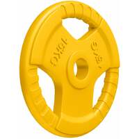 GORILLA SPORTS Gumirani olimpijski teg (15 kg  /  Zuti)