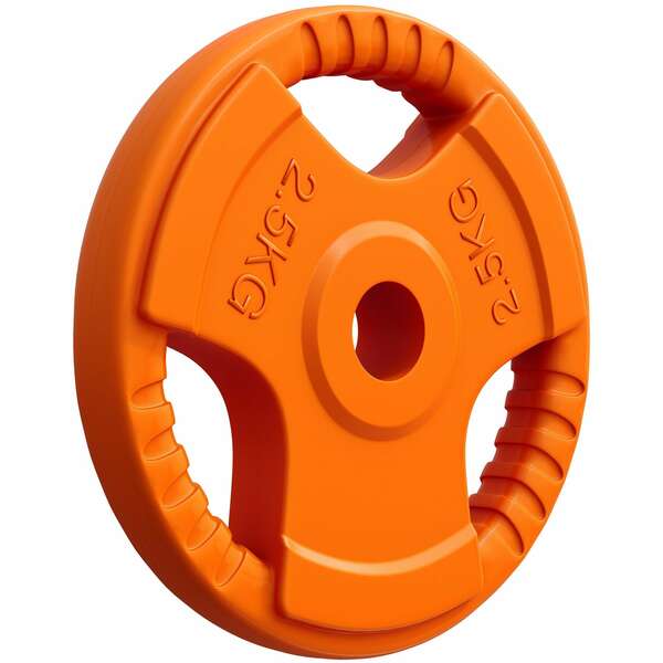 GORILLA SPORTS Gumirani teg (2,5 kg / Narandzasti)