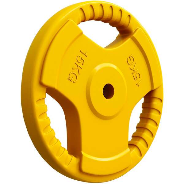 GORILLA SPORTS Gumirani teg (15 kg / Zuti)