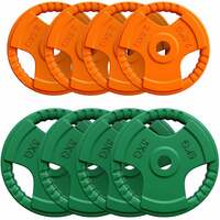 GORILLA SPORTS Set gumiranih tegova (4x2,5 kg i 4x5 kg)