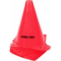 GORILLA SPORTS Set od 10 cunjeva za trening (17 cm / Narandzasti)