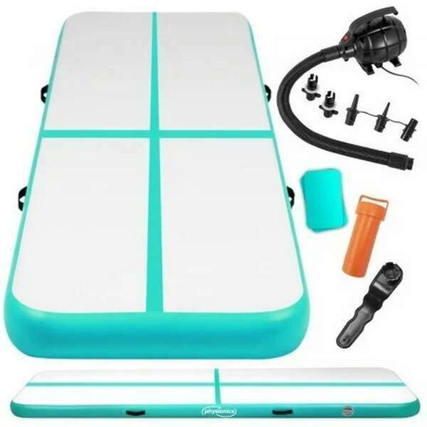 PHYSIONICS Gimnasticka podloga na naduvavanje (300 cm / Mint zelena)