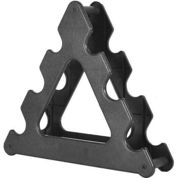 GORILLA SPORTS Stalak za bucice (za 3 garniture bucica/crni)