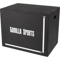 GORILLA SPORTS Pliometrijska kutija ’’Plyo Box’’ / Kutija za ’’Crossfit’’ (crna)