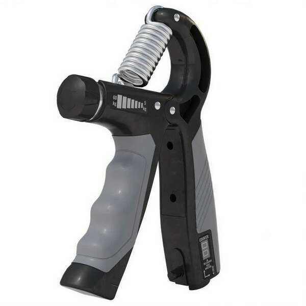 GORILLA SPORTS Podesiva opruga za jacanje sake i podlaktice sa brojacem