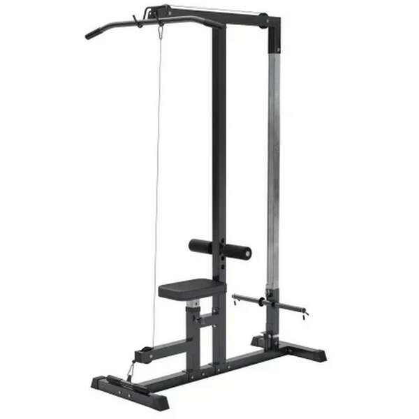 GORILLA SPORTS Multifunkcionalna lat masina (Crna)