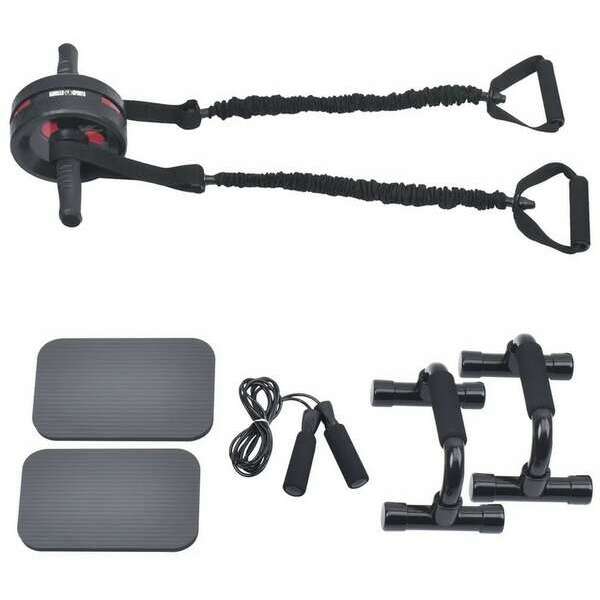 GORILLA SPORTS Tocak za trbusnjake i set za vezbanje