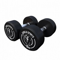 GORILLA SPORTS Okrugle gumirane bucice (2 x 10 kg)
