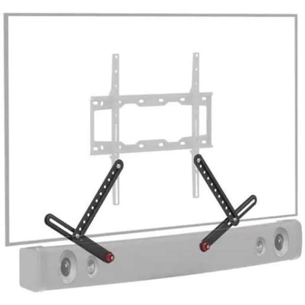 BARKAN E850.B Univerzalna A/V polica i nosac za soundbar
