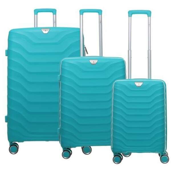 ENOVA LONGBEACH set kofera 3/1 tirkizna