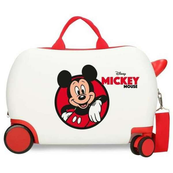 DISNEY MICKEY RED deciji kofer na tockicima