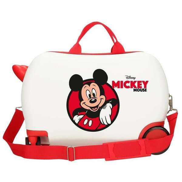 DISNEY MICKEY RED deciji kofer na tockicima