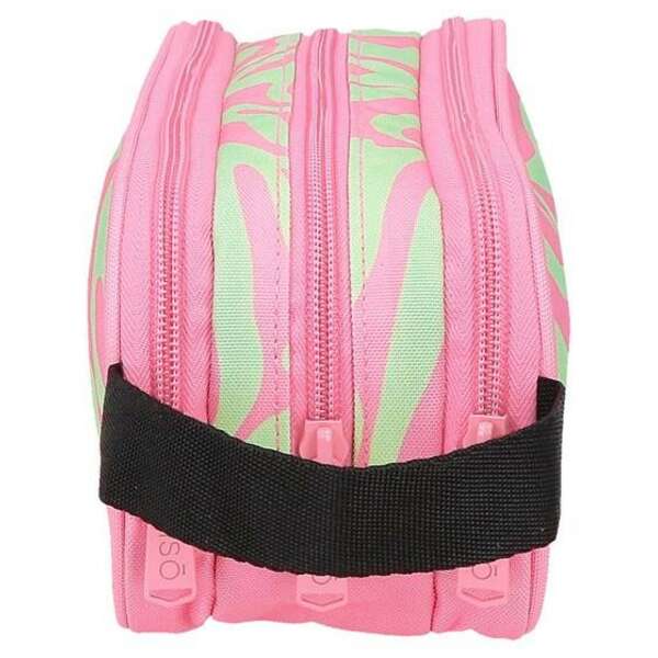 ENSO FLEUR zenski neseser sa 3 pregrade roze